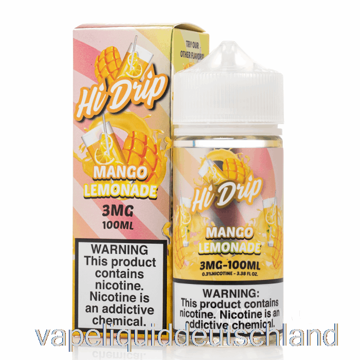 Mango-Limonade – Tropfstarke E-Liquids – 100 Ml, 3 Mg Vape-Flüssigkeit